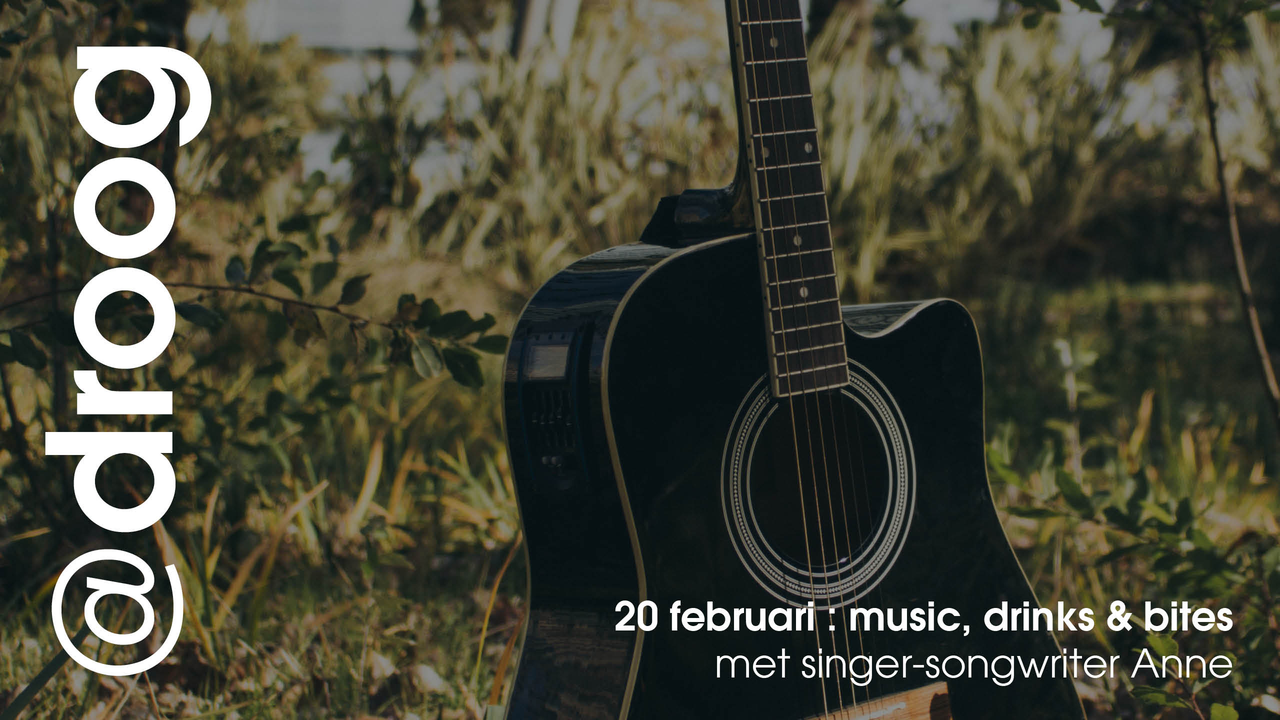 zondag 20 februari: Music, Drinks & Bites met Anne