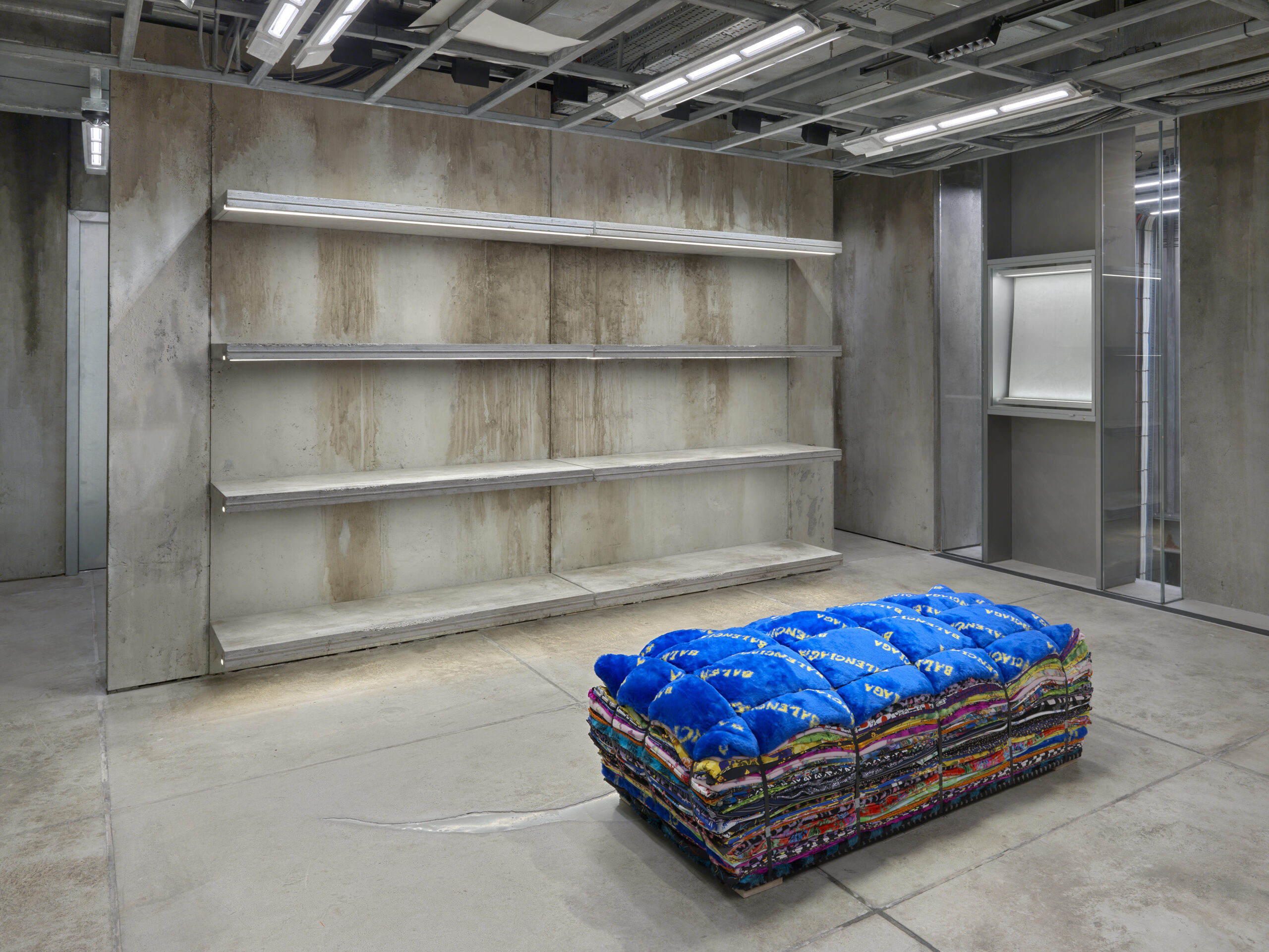 Balenciaga stores exhibit Droog Re-Bench by Tejo Remy