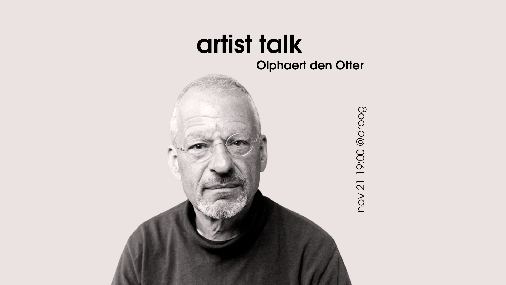 Artist Talk: Olphaert den Otter